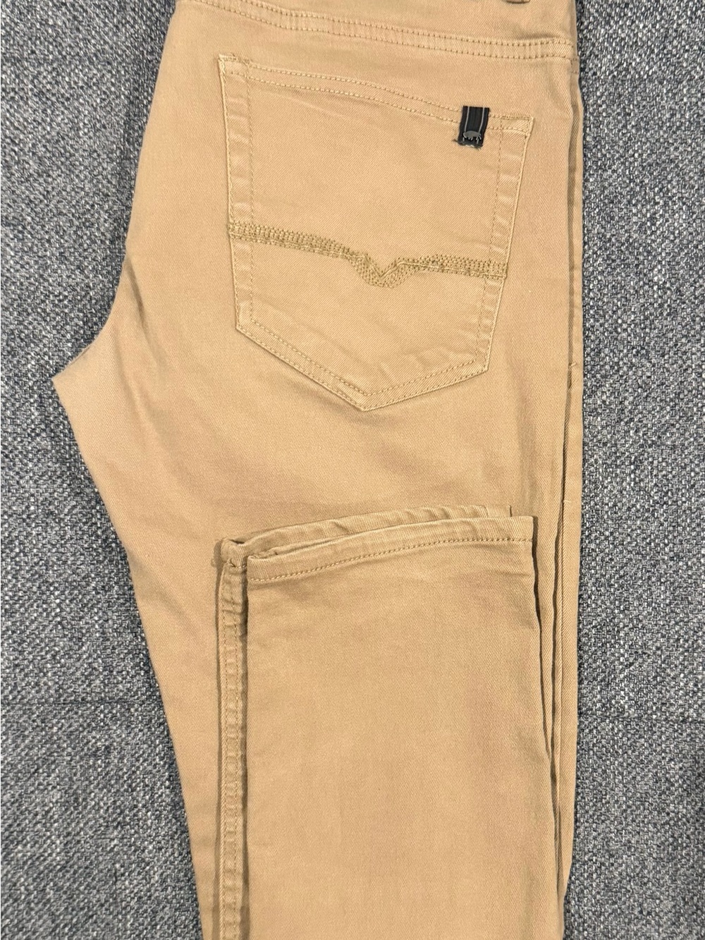 Buffalo David Bitton Men's Tan Slim Straight Jeans
